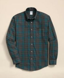 Stretch Supima Cotton Non Iron TwillButton Down Shirt at Brooks Brothers