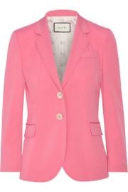 Stretch Wool and Silk-Blend Blazer by Gucci at Net A Porter