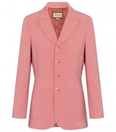 Stretch-cady blazer at Mytheresa