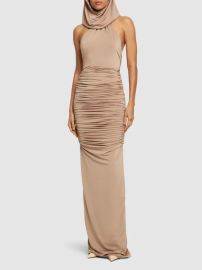 Stretch jersey ruched long dress - Giuseppe Di Morabito - Women Luisaviaroma at Luisaviaroma