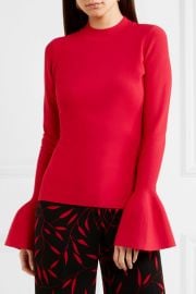 Stretch-knit top at Net A Porter