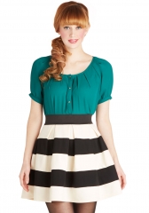 Stripe It Lucky Skirt at ModCloth