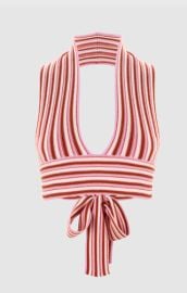 Stripe Pattern Halter - at Cider