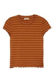 Stripe Print Cropped Baby T-Shirt by Madewell at Nordstrom Rack