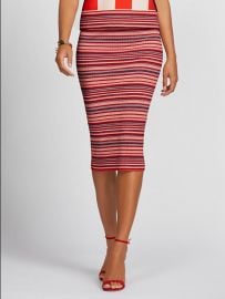 Stripe Sweater Skirt - Gabrielle Union Collection at NY&C