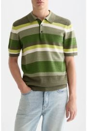Stripe Textured Polo at Nordstrom