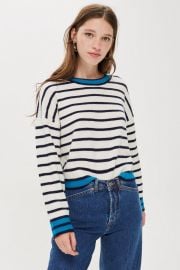 Stripe jumper at Topshop