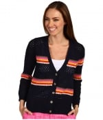 Stripe mesh cardigan by Juicy Couture at 6pm