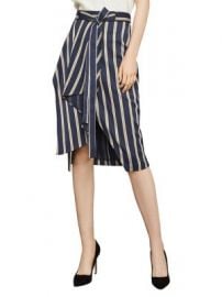 Striped Asymmetrical Skirt by Bcbgmaxazria at Lord and Taylor