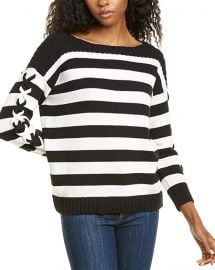 Striped Boat-Neck Sweater by Cece at Amazon