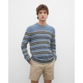 Striped Boucl Crewneck Sweater at Club Monaco