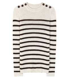 Striped Button Shoulder Sweater by Isabel Marant at Barneys