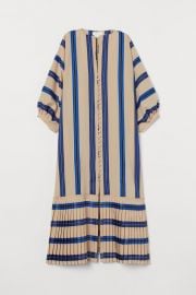 Striped Button-front Kaftan at H&M