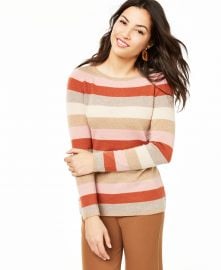 Striped Cashmere Sweater by Charter Club at Macys