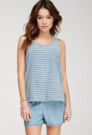 Striped Cotton Tank Top  Forever 21 - 2000082185 at Forever 21