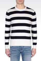 Striped Crewneck Sweater at Armani