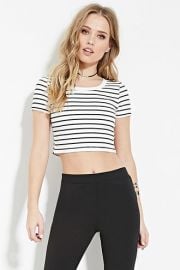 Striped Crop Top  Forever 21 - 2000182852 at Forever 21