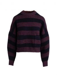 Striped Cropped Crewneck Cashmere Sweater by Naadam at Saks Fifth Avenue