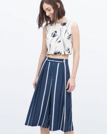 Striped Culottes at Zara