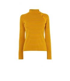 Striped High-Neck Top by Karen Millen at Karen Millen