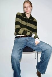 Striped Knit Cardigan at Zara