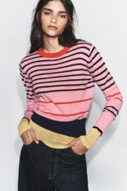 Striped Knit Jumper at Zara