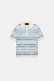 Striped Knit Polo at Zara