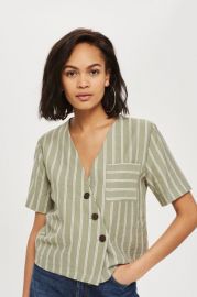 Striped Linen Shirt - New In Fashion - New In at Topshop