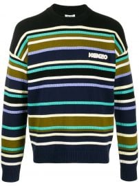 Striped Logo Jumper at Farfetch