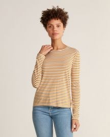 Striped Long Sleeve T-Shirt by Vince at Century21