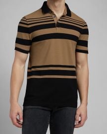 Striped Luxe Pique Polo by Express at Express