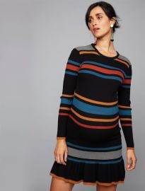 Striped Maternity Dress at A Pea in The Pod