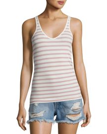 Striped Modal Rib Wrestler Tank by Anthony Thomas Melillo at Bergdorf Goodman