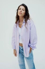 Striped Oxford Shirt at Zara