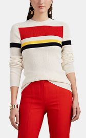 Striped Rib-Knit Cotton-Blend Top at Barneys