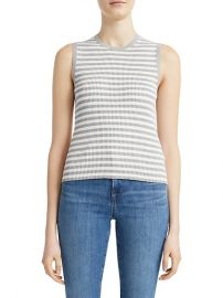 Striped Ribbed Shell Top by Theory at Saks Off 5th