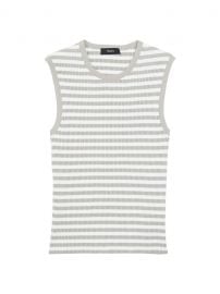 Striped Ribbed Shell Top by Theory at Saks Fifth Avenue