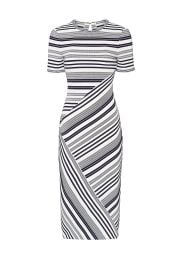 Striped Sheath Dress by Badgley Mischka at Rent The Runway