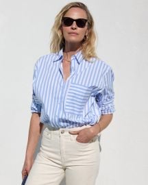 Striped Shirt with Long Sleeves- The Deep End - AYR at AYR