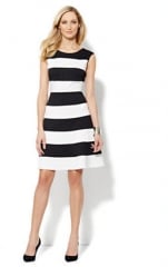 Striped Skater Dress at NY & Company