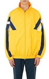 Striped Tech-Fabric Oversized Track Jacket at Barneys