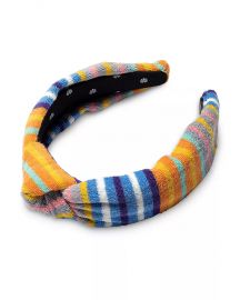 Striped Terry Knot Headband at Bloomingdales