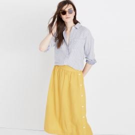 Striped Tie Back Shirt at Madewell