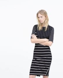 Striped Tube Dress at Zara