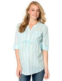 Striped Tunic by Motherhood Maternity at Amazon