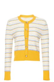 Striped Tweed Cardigan by Milly for 55 at Rent the Runway