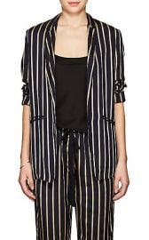 Striped Twill One-Button Blazer at Barneys