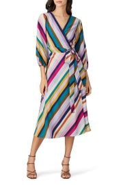 Striped Wrap Dress by Great Jones Rent the Runway at Rent the Runway