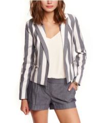 Striped blazer at Express