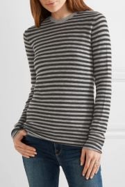 Striped cashmere sweater at Net A Porter